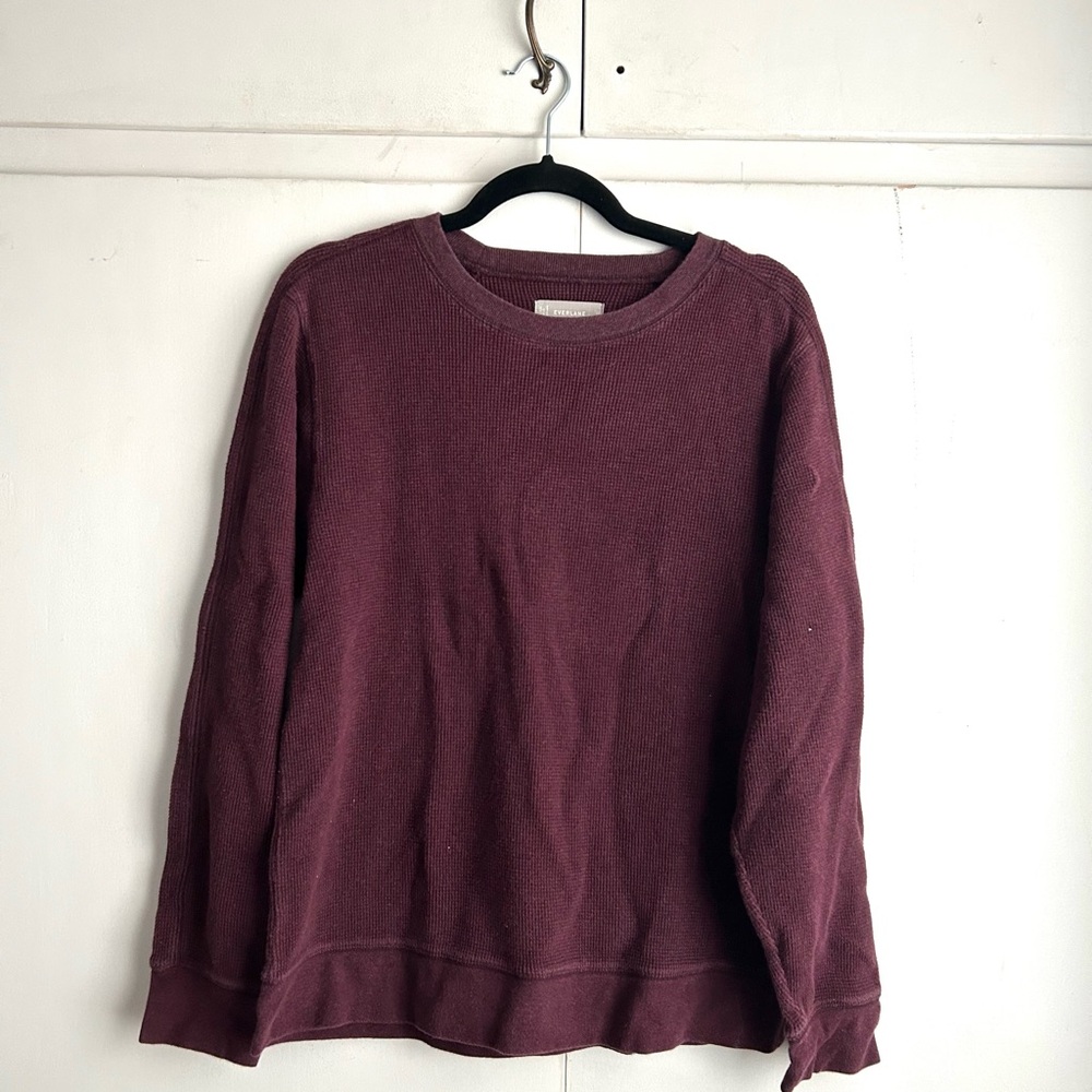 Everlane The Waffle Long-Sleeve Crew
